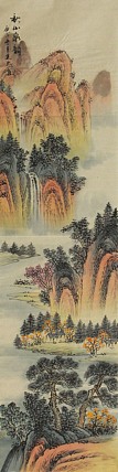当代山水画家 李建忠 山水国画