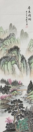 当代山水画家 李建忠 山水国画