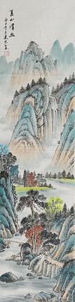 当代山水画家 李建忠 山水国画