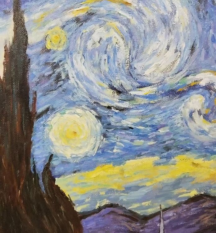 胡冰 梵高《星空》
