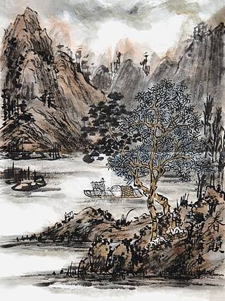 浙江美协会员·盐城书画院副院长 王仲良《春韵》