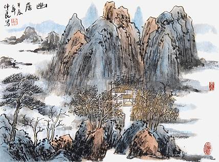 浙江美协会员·盐城书画院副院长 王仲良《幽居》
