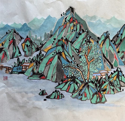 李梦娈 山水