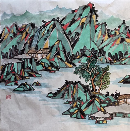 李梦娈 山水5