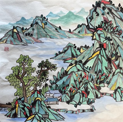 李梦娈 山水3