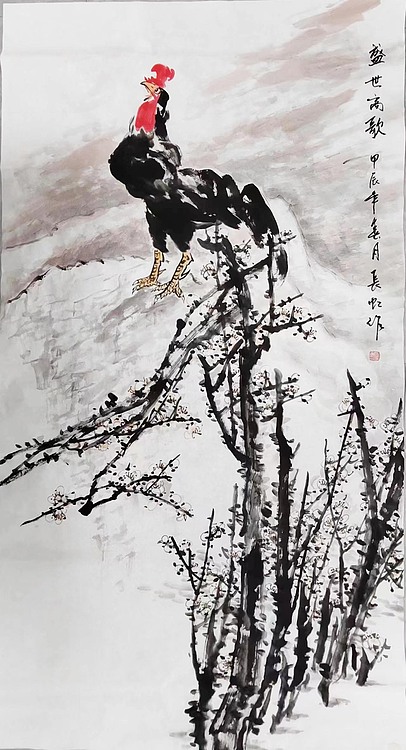 中国国画家协会理事 著名艺术家 谢长虹 精品国画作品