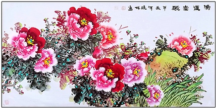 高晓林 （4657）国家一级美术师，江苏省美协会员春《鸿运当头》