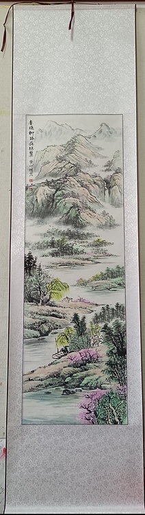 刘玥宏 春暖柳绿花艳丽