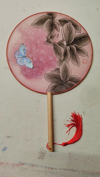 永遇乐 工笔 团扇