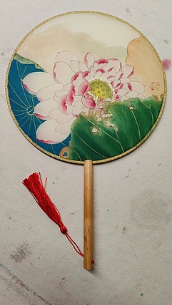 永遇乐 工笔 团扇