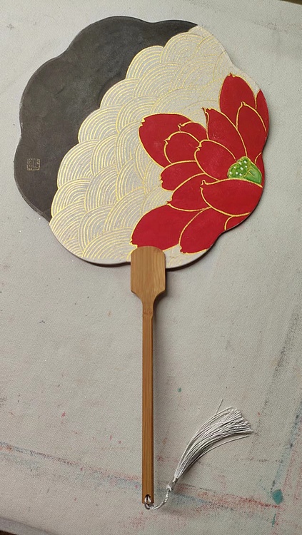 永遇乐 工笔团扇