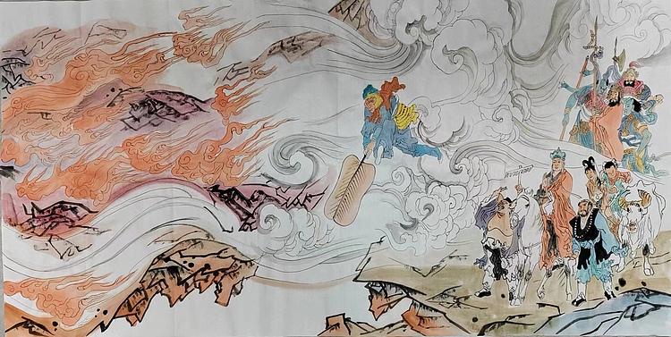 中国国画家协会理事 著名艺术家 谢长虹 精品国画作品