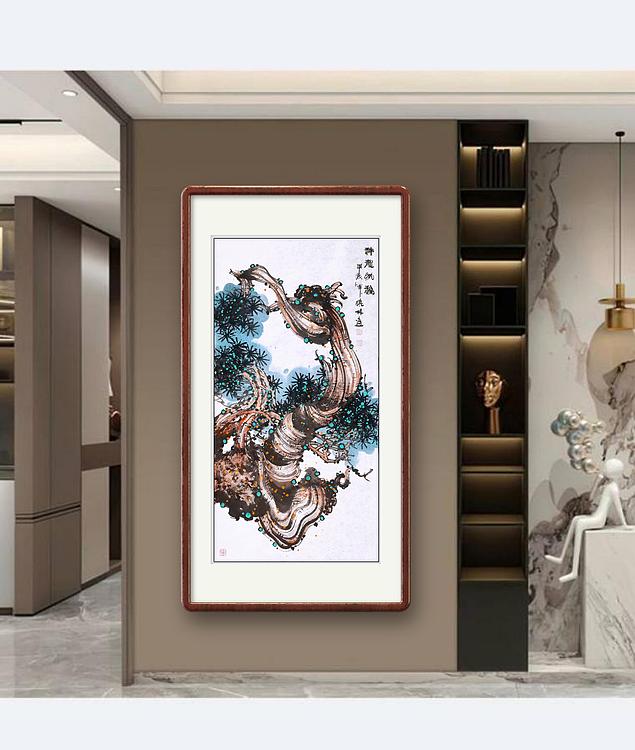 高晓林 （4669）国家一级美术师，江苏省美协会员《神龙纳福》