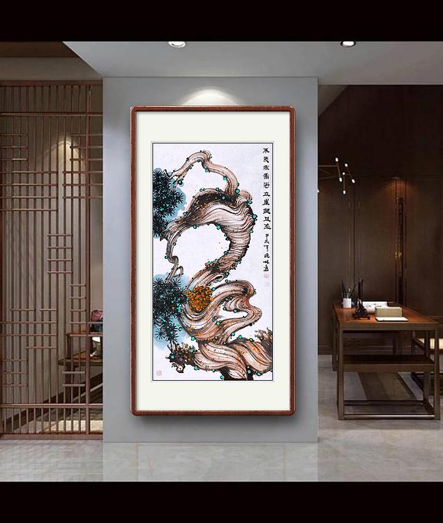 高晓林 （4670）国家一级美术师，江苏省美协会员《不畏寒霜》