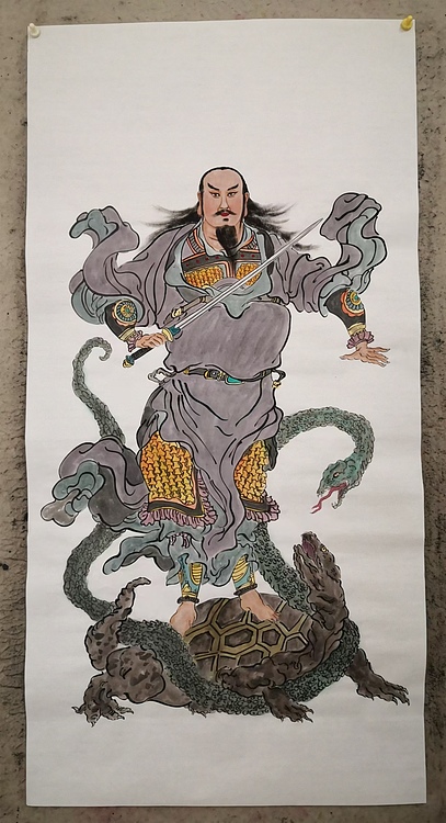 粟承志 真武大帝神像