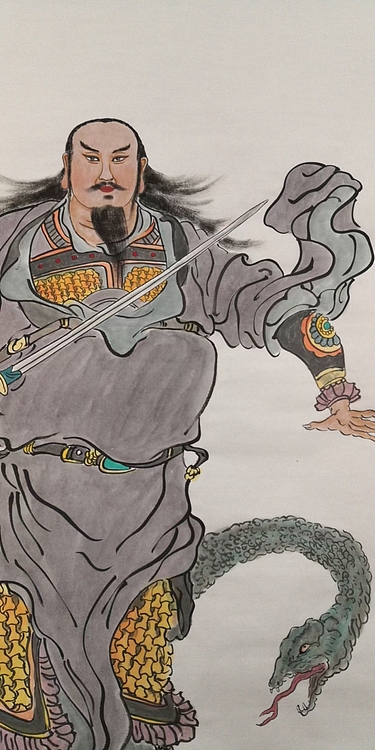 粟承志 真武大帝神像