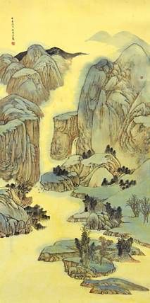 职业画家 曾江《山水清音》山水 136 67