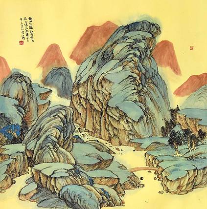 职业画家 曾江《钟山图》山水 68 67