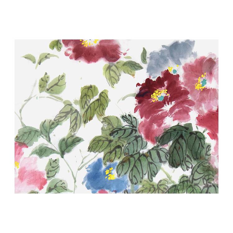 工笔画协会会员 阎彦《华宝春风图》花鸟 104 59