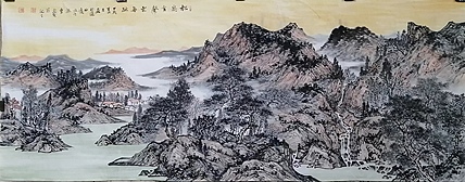 曹玉宝 辽宁曹玉宝老师原创小六尺山水