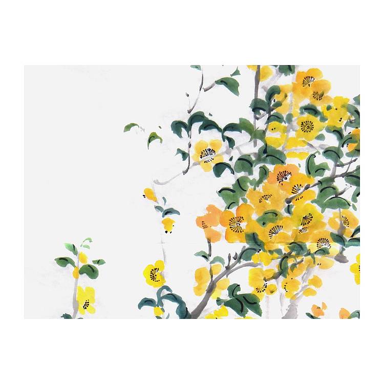 中美协会员 工笔画协会会员 阎彦《花枝俏》花鸟 105 59
