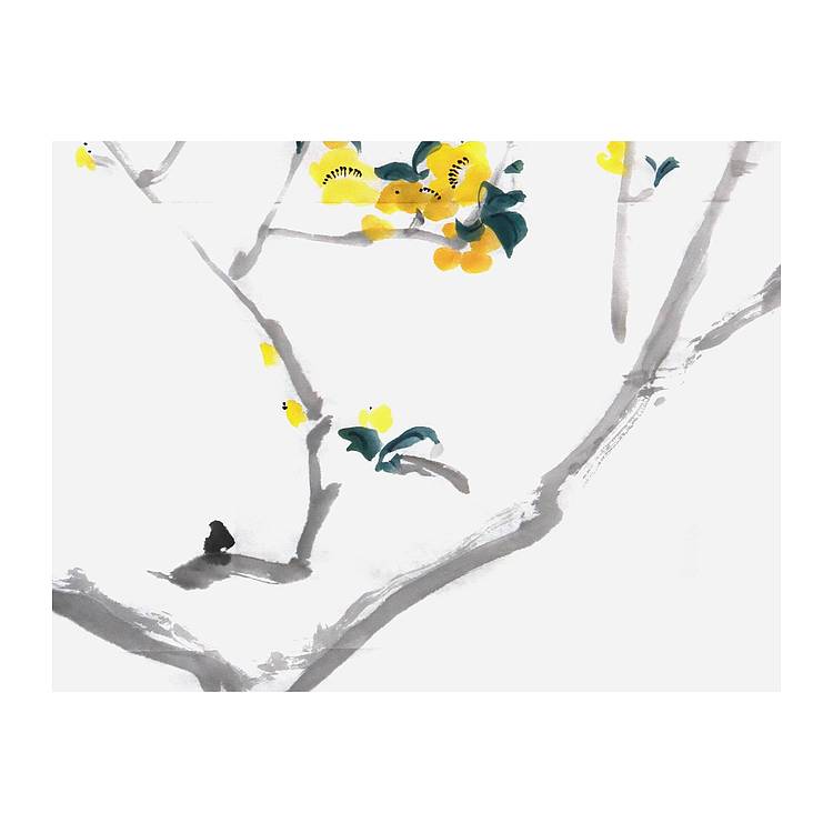 中美协会员 工笔画协会会员 阎彦《花枝俏》花鸟 105 59