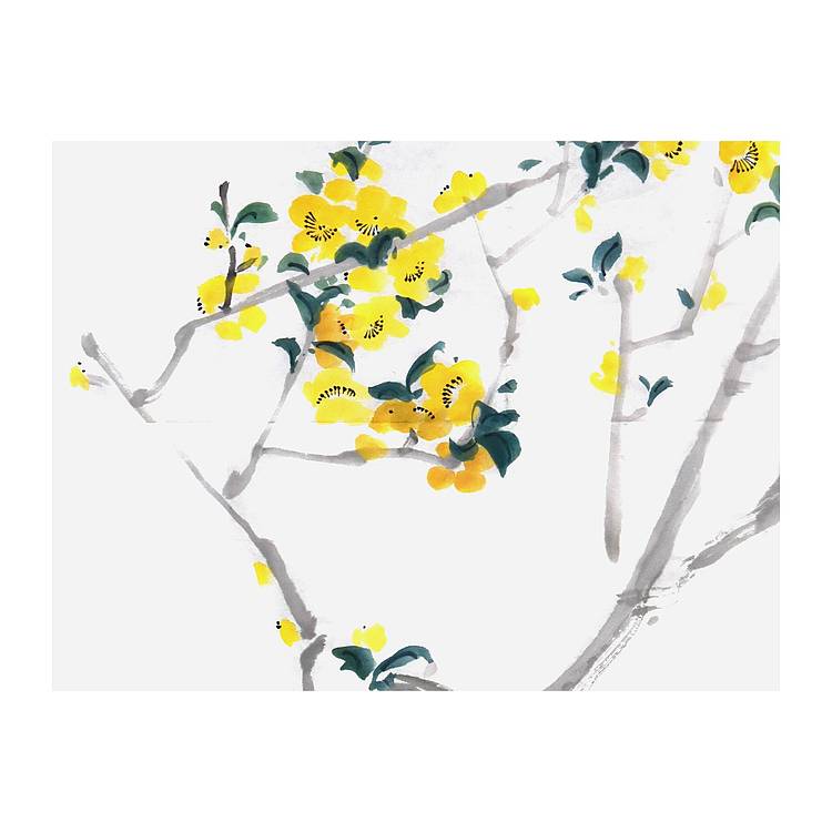 中美协会员 工笔画协会会员 阎彦《花枝俏》花鸟 105 59