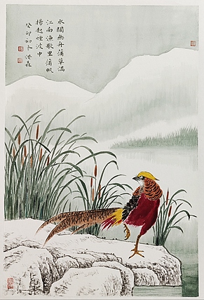 中国美术家协会会员 洪森 精品花鸟