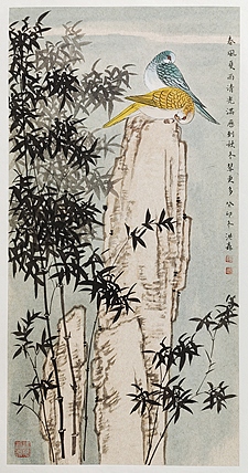 中国美术家协会会员 洪森 精品花鸟