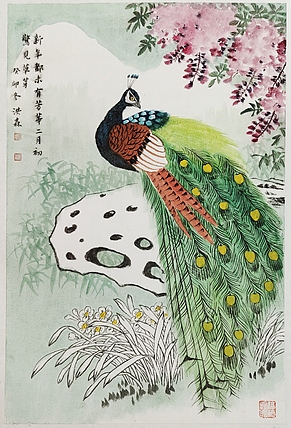中国美术家协会会员 洪森 精品花鸟