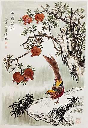 中国美术家协会会员 洪森 精品花鸟