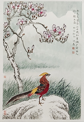 中国美术家协会会员 洪森 精品花鸟