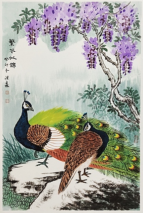 中国美术家协会会员 洪森 精品花鸟