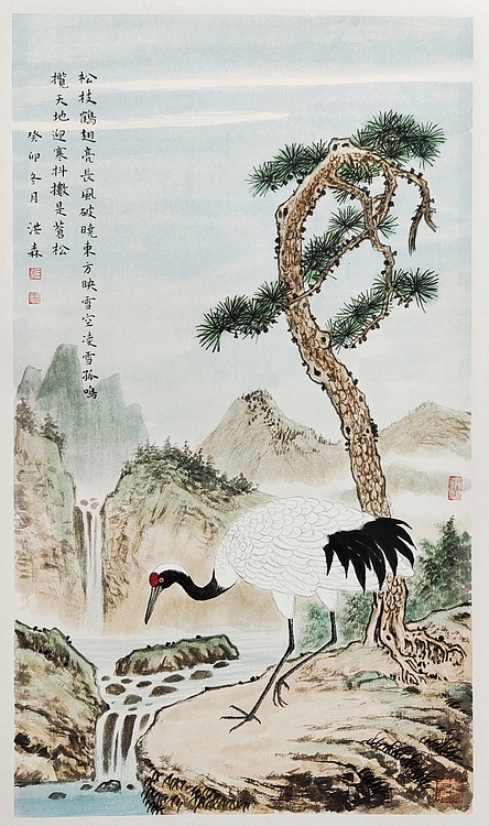 中国美术家协会会员 洪森 精品花鸟