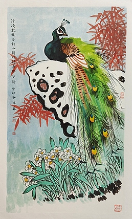 中国美术家协会会员 洪森 精品花鸟