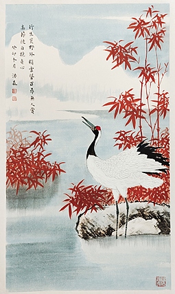 中国美术家协会会员 洪森 精品花鸟
