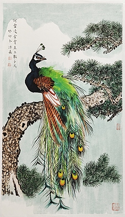 中国美术家协会会员 洪森 精品花鸟