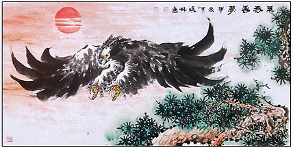 高晓林 （4701）国家一级美术师，江苏省美协会员《气吞云梦》