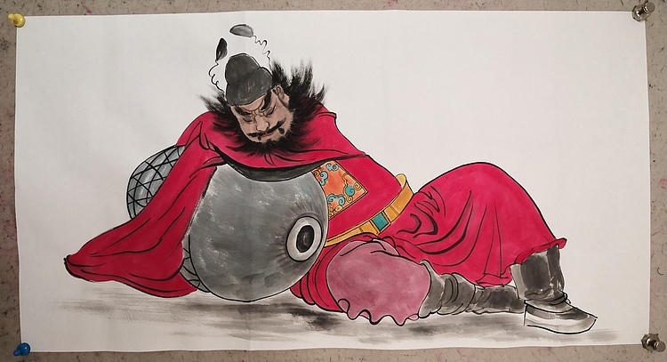 粟承志 钟馗醉酒