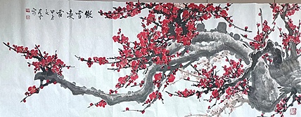 山东省美协会员 闫友会 傲雪凌霜