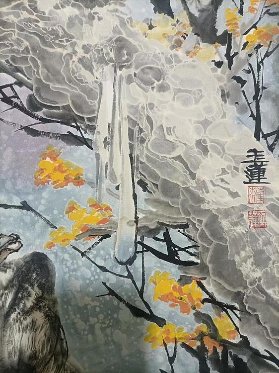 蒲玉莲 傲雪（新疆国学书画院副院长