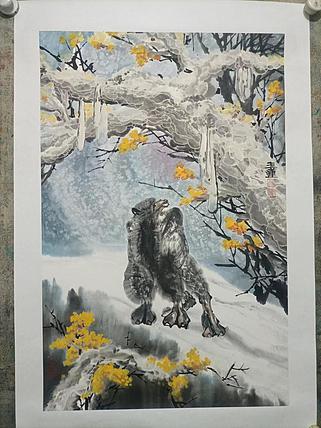 蒲玉莲 傲雪（新疆国学书画院副院长