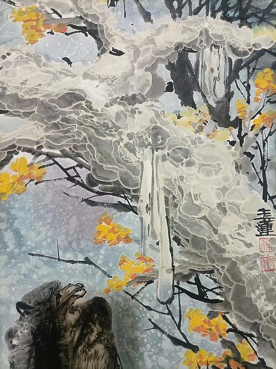 蒲玉莲 傲雪（新疆国学书画院副院长