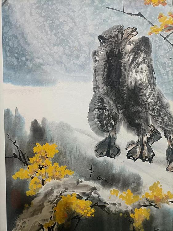 蒲玉莲 傲雪（新疆国学书画院副院长
