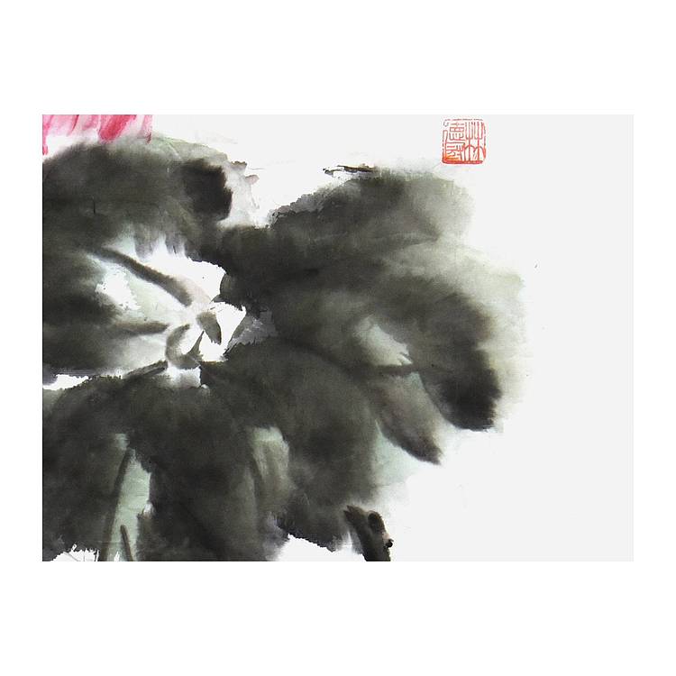 中美协会员 林德冠《高雅》花鸟 96 59
