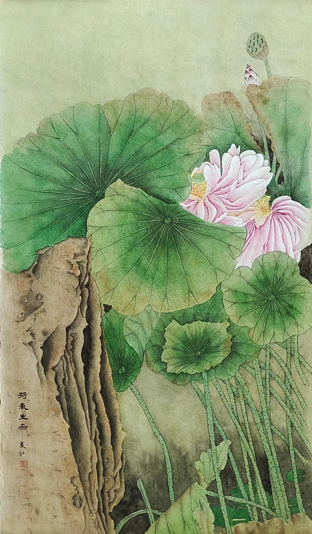 亓夏红 荷气生采