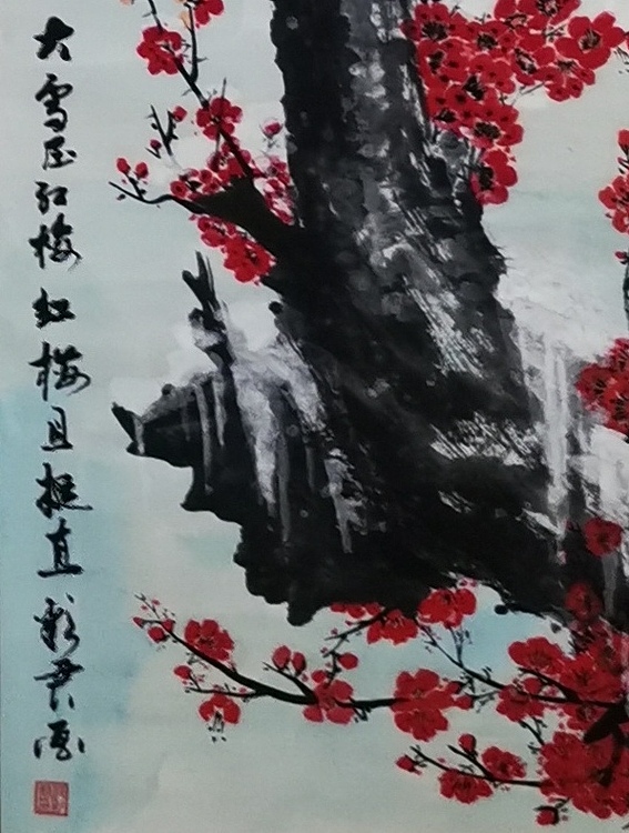 范彩君 傲雪红梅