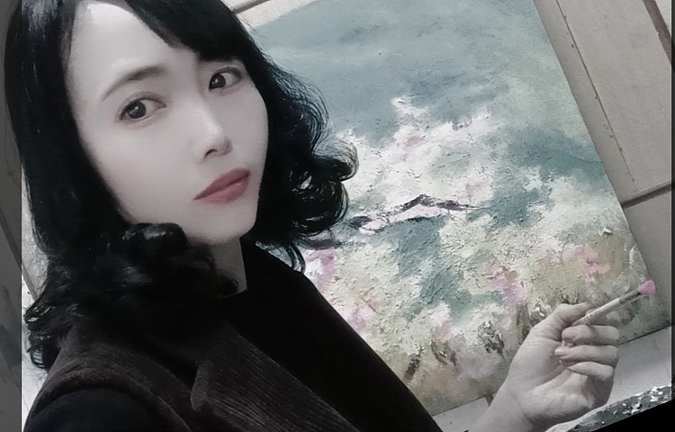 陈雪娴 桃花源之梦系列油画二