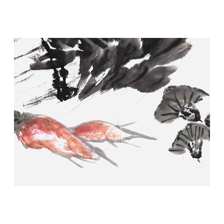 中美协会员 林德冠《清白传家》花鸟 96 59