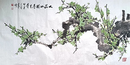 山东省美协会员 闫友会 人品如梅香在骨